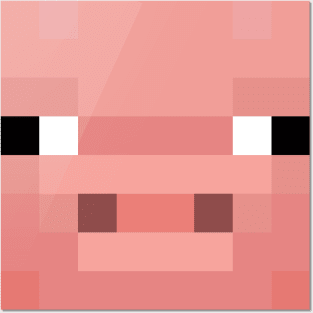 Minecraft - Pig Posters and Art